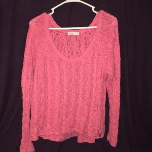 Hot pink sweater